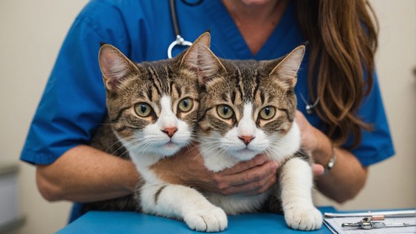 Services typiques offerts par une clinique pour chats